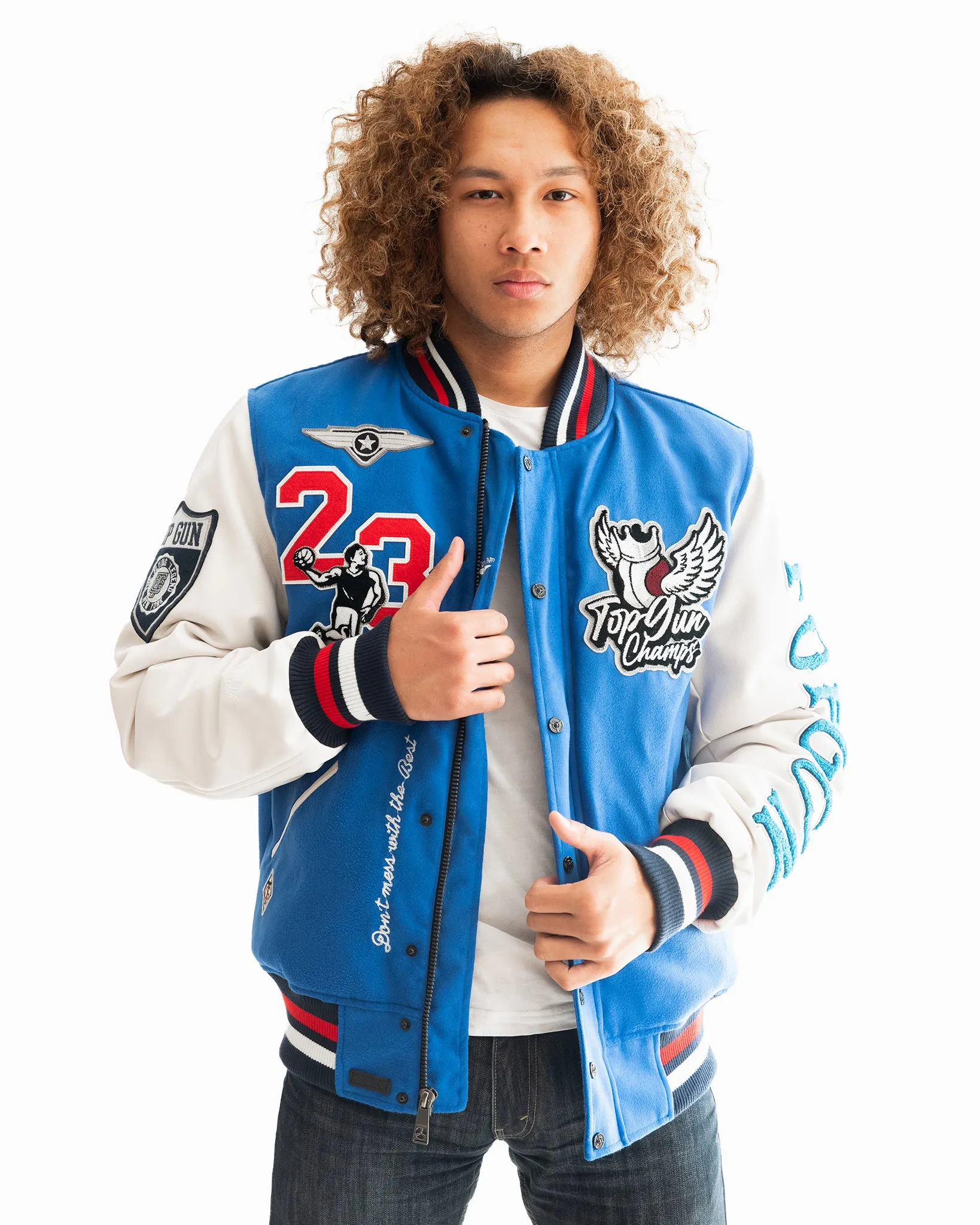 TOP GUN® "FLYING LEGEND" VARSITY JACKET