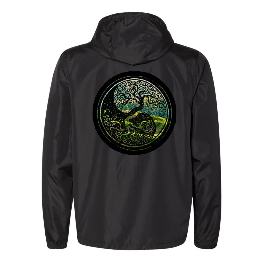 Tree of Life - As above, so below by KTJ Designer Independent Trading Co. Lightweight Full Zip Unisex Windbreaker