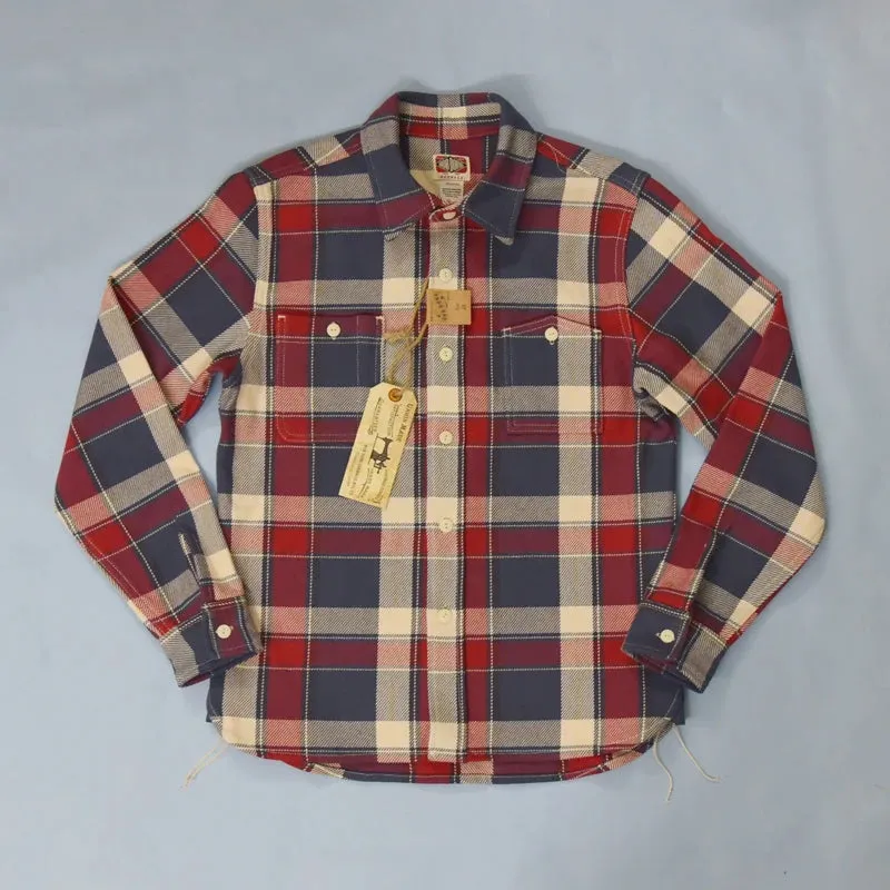 Ultra Heavy Plaid Workwear Shirts - Long Sleeved Checked Shirts