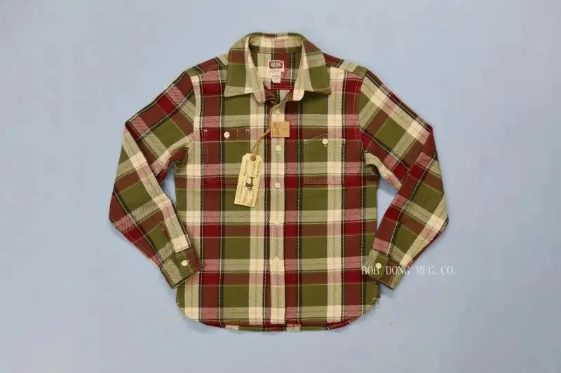 Ultra Heavy Plaid Workwear Shirts - Long Sleeved Checked Shirts