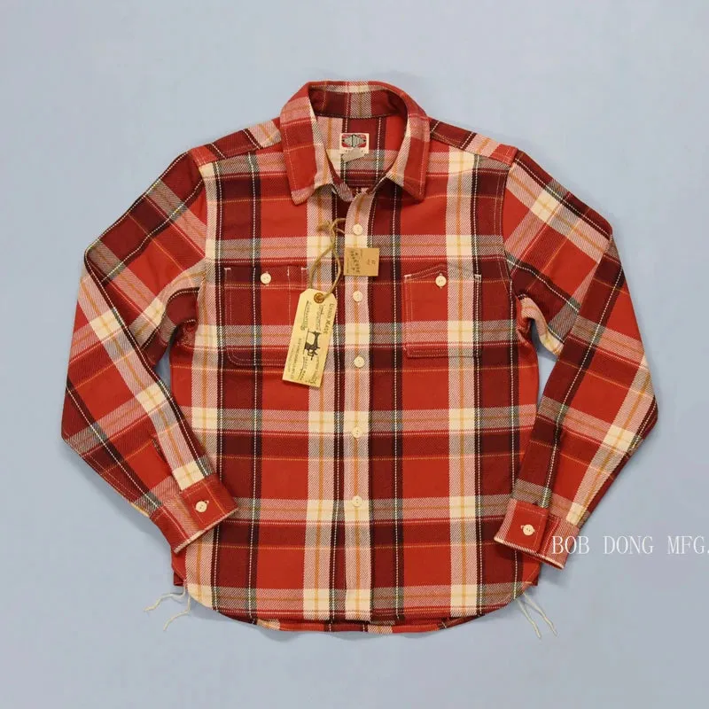 Ultra Heavy Plaid Workwear Shirts - Long Sleeved Checked Shirts