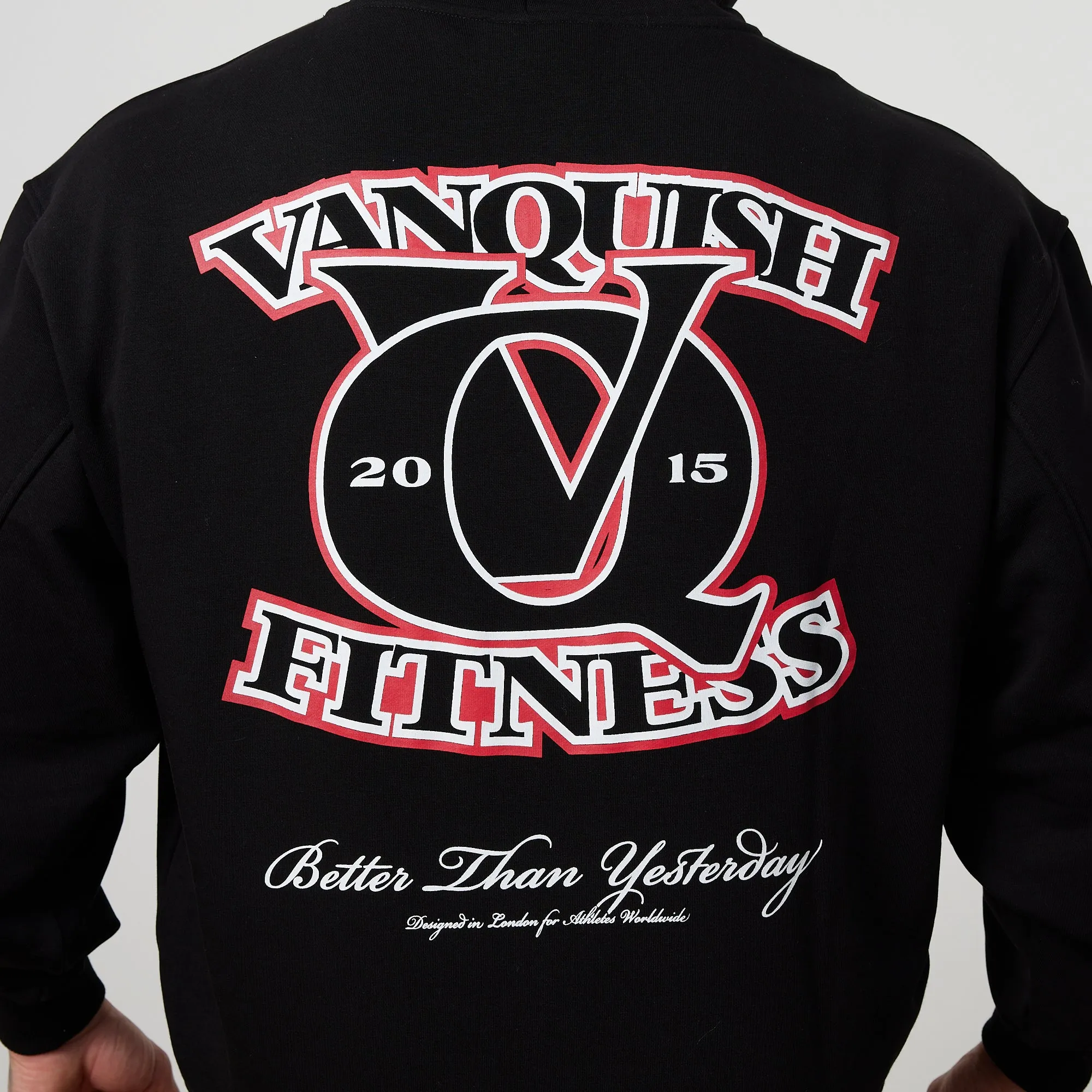 Vanquish TSP Black VQ Interlock Oversized Pullover Hoodie