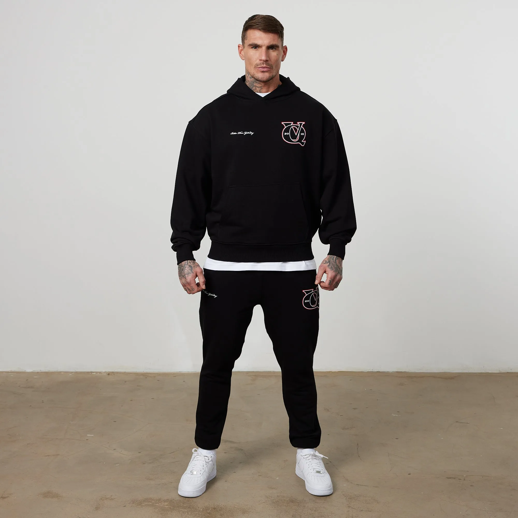 Vanquish TSP Black VQ Interlock Oversized Pullover Hoodie